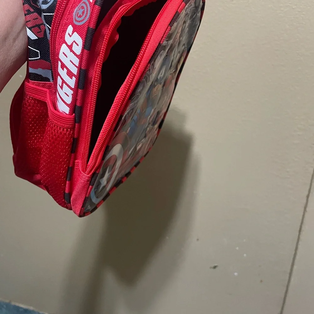 Marvel Avengers Small Kids Backpack - Red and Blue